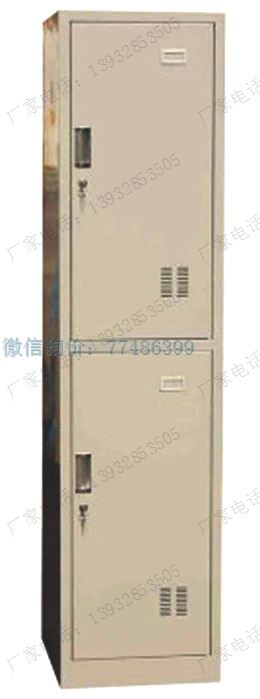两门双门更衣柜,上下二门铁衣柜,双层二门更衣箱
