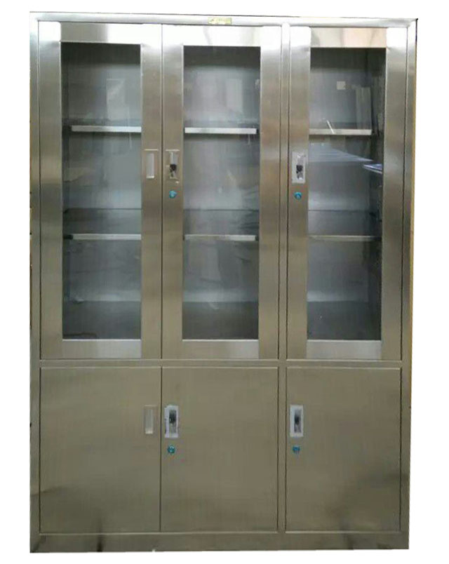 加宽不锈钢文件柜,加宽不锈钢多用柜,宽玻璃器械柜
