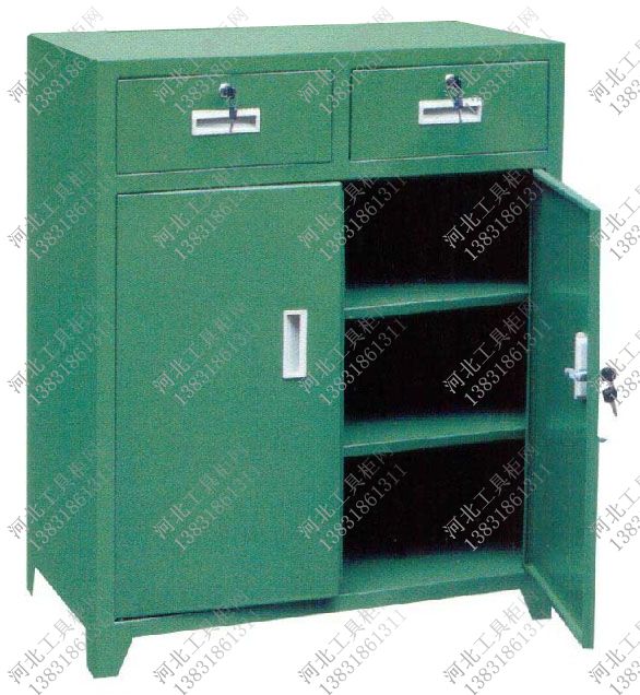 工具柜销售厂家10 二屉双门工具柜尺寸,两屉工具柜多少钱,生产两个抽屉两个门工具柜厂家