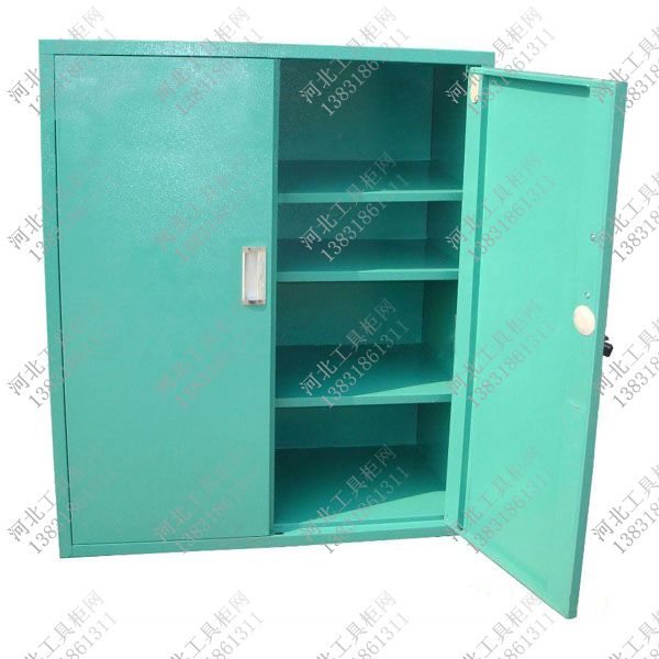 小铁皮工具柜多少钱,铁皮门工具柜生产厂家,对开两门小工具柜价格