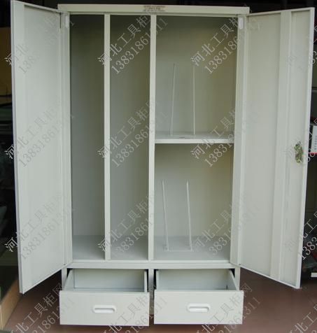 铁皮柜销售厂家75 二门二屉铁安全工具柜,带抽屉的安全工具柜子,金属工具置物存放柜生产厂家