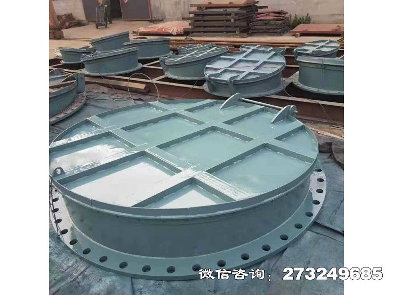 濮阳泵站钢制防潮拍门