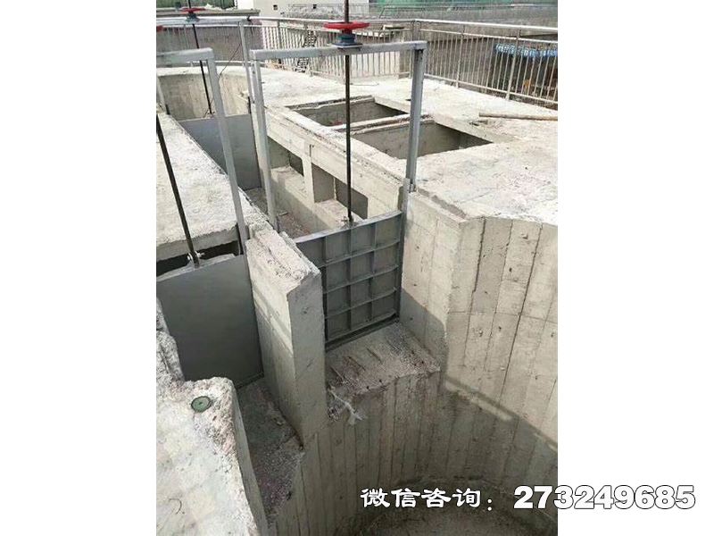 丽水冲砂渠道机闸一体闸门