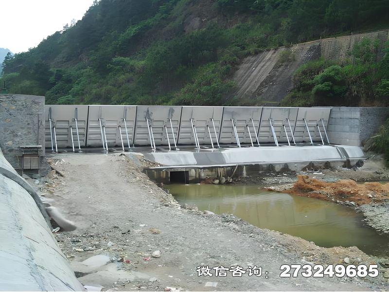 白山城市水系钢坝闸