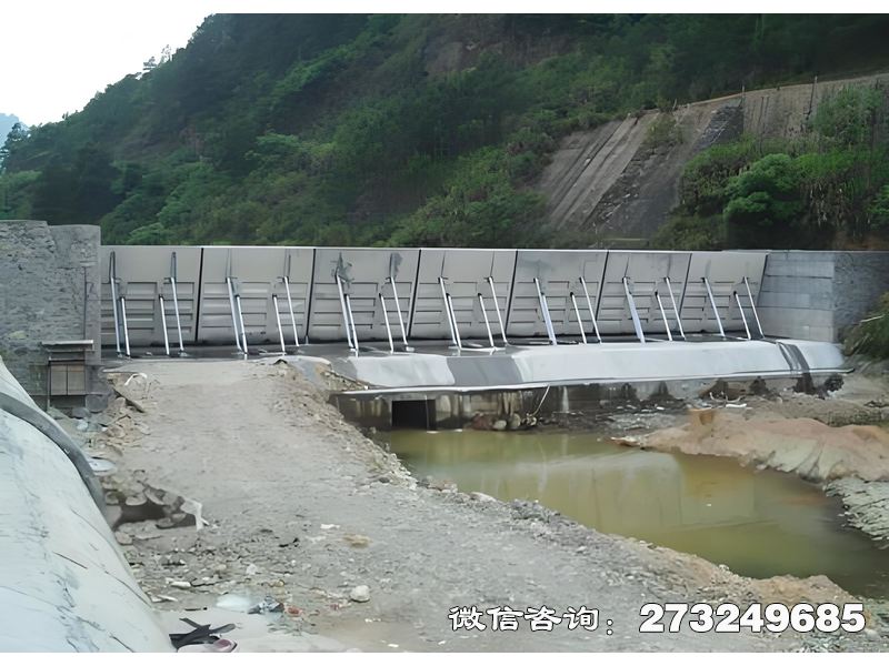 白山城市河道亲水平台坝
