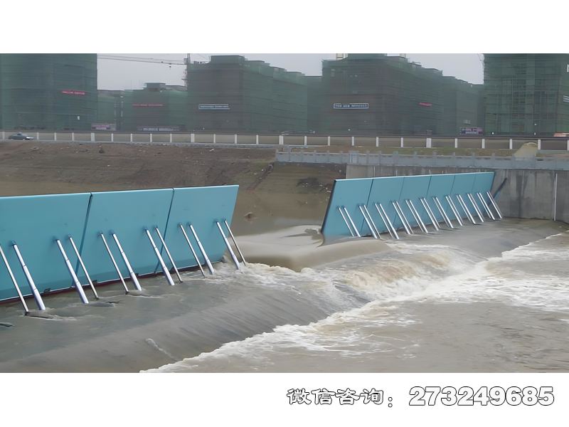 白山城市河道生态岸线坝