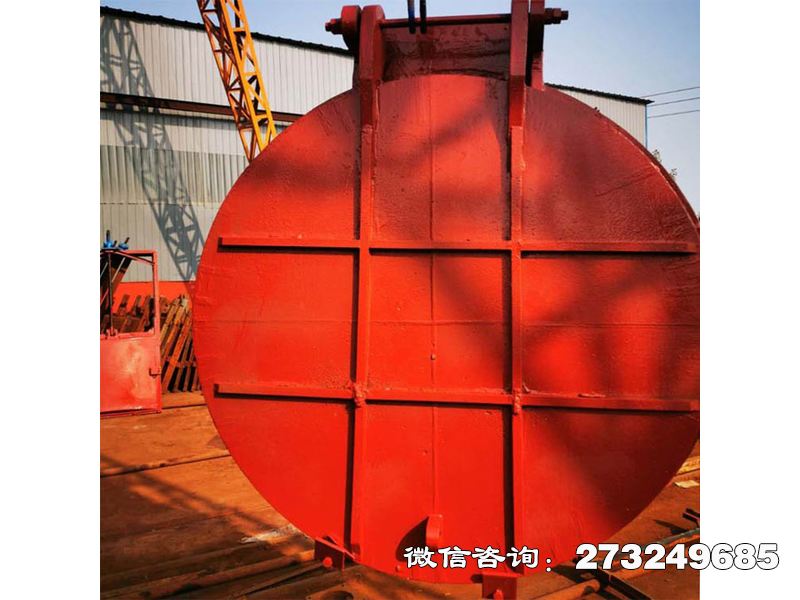 临沂铸铁圆形分流拍门