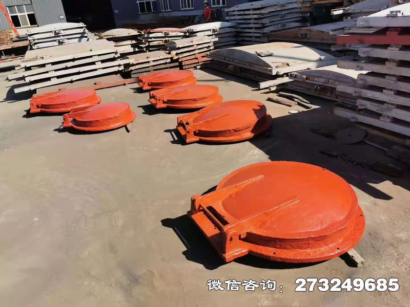 攀枝花铸铁圆型管道拍门