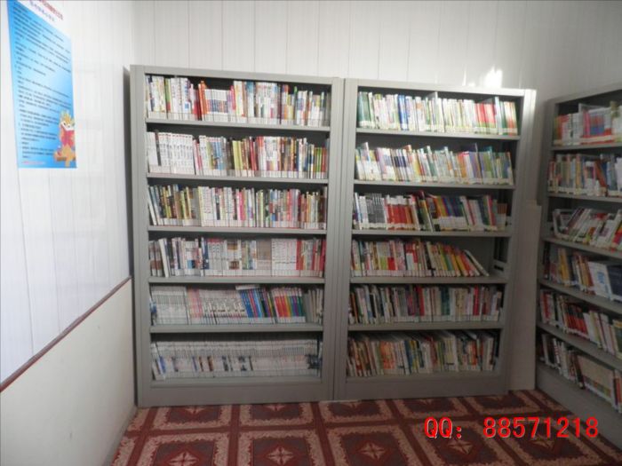 单组铁皮图书架,钢制单面图书架