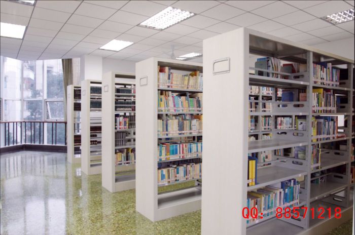 钢制图书室书架,资料室图书架,学习室专用阅览书架