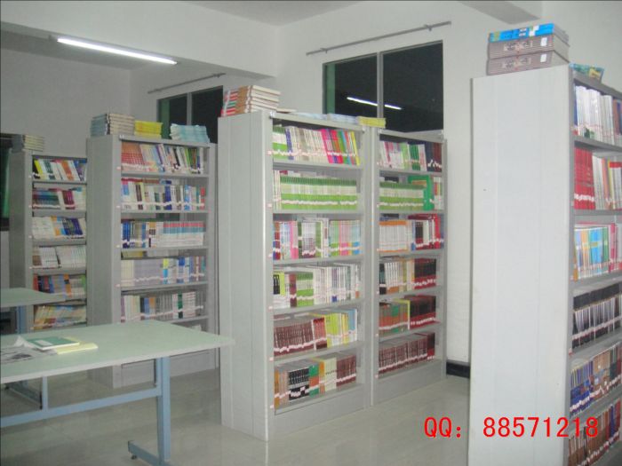 中学图书架,校园图书架,图书室书柜,中学生铁书架,中学用铁书架,中学生钢制书架