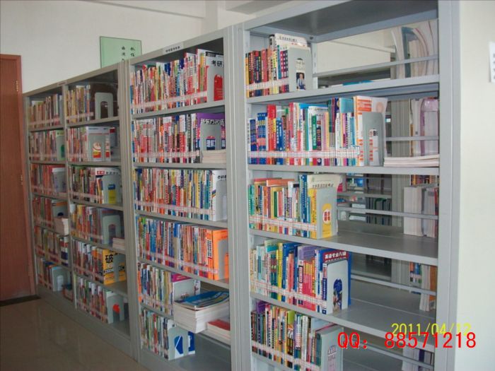 1米长图书架,单组六层钢书架,阅览室书架,阅览室图书架,阅读室专用铁书架,单组摆放的图书架