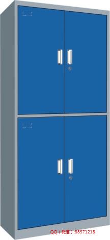 工具柜销售厂家147 四门套色工具柜,铁皮四门工具柜,工具存放储物四门柜