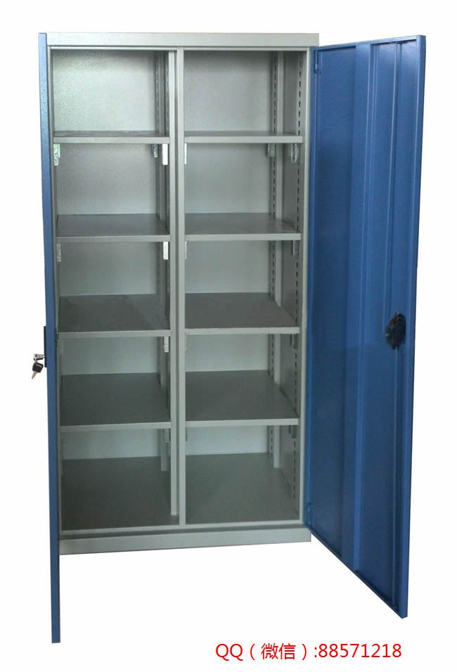 工具橱图片55 两门十格工具柜,双门双锁十空工具柜,十格储物工具柜