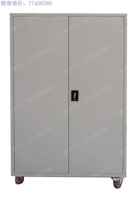 工具柜销售厂家152 双门移动带轮工具柜,带轮车间移动柜,双门脚轮重型工具柜