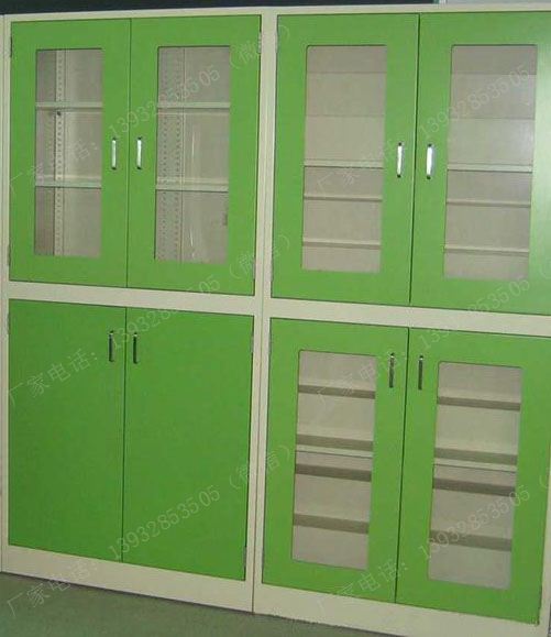绿门套色药品柜,实验药品存放柜,实验室试剂柜